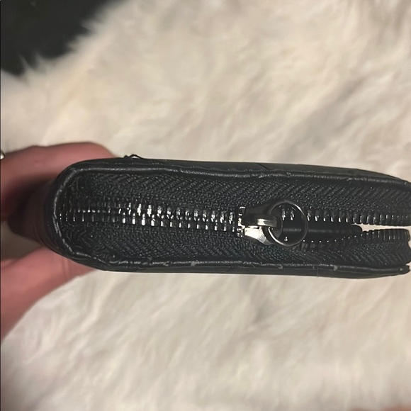 Betsey Johnson Black Embossed Wallet - Picture 7 of 9